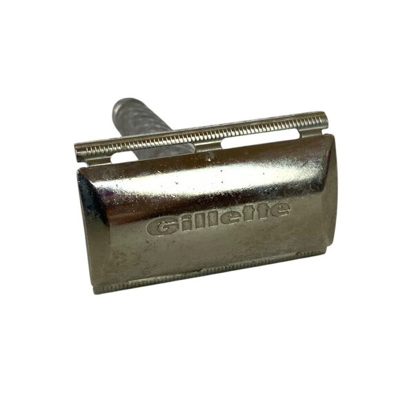 Vintage Ball End Gillette Tech Double Edge Safety Razor USA - Picture 7 of 8